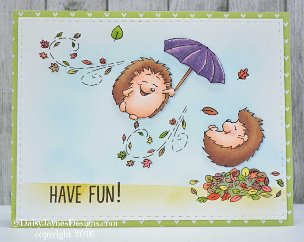Cheerful hedgehogs…