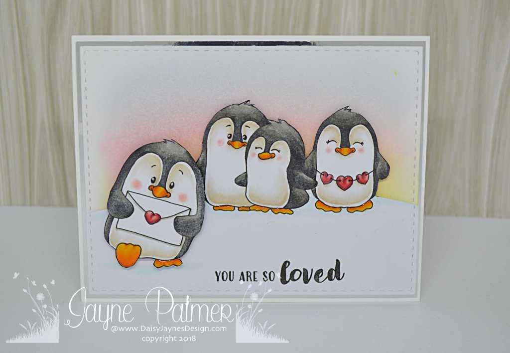 Pretty Penguins all in a row!…